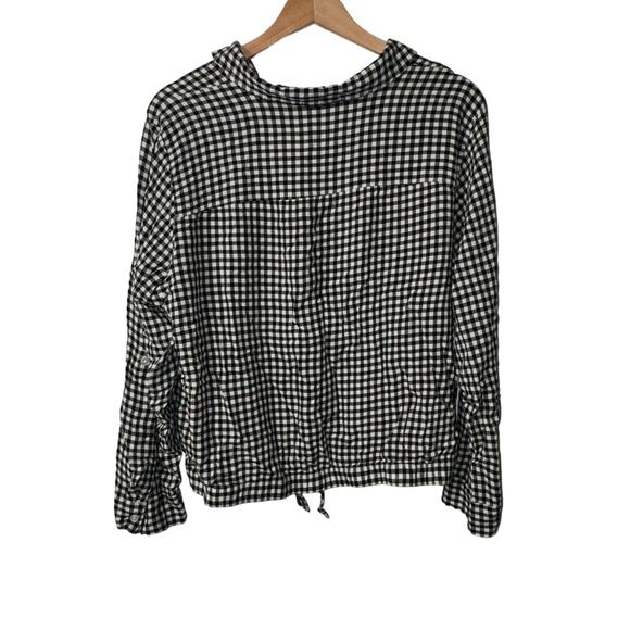 Jones New York XXL Gingham Button Down Top - Picture 6 of 7